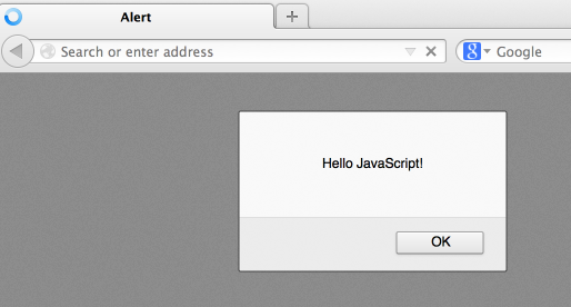 Javascript Alert